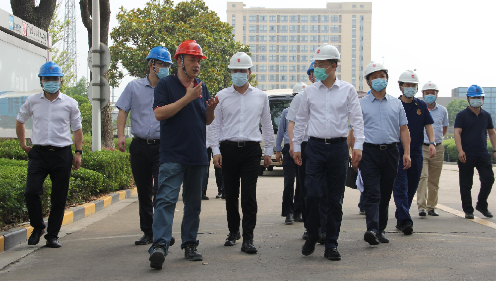 常州市副市長(cháng)李林一行來(lái)我司督查安全生產(chǎn)工作